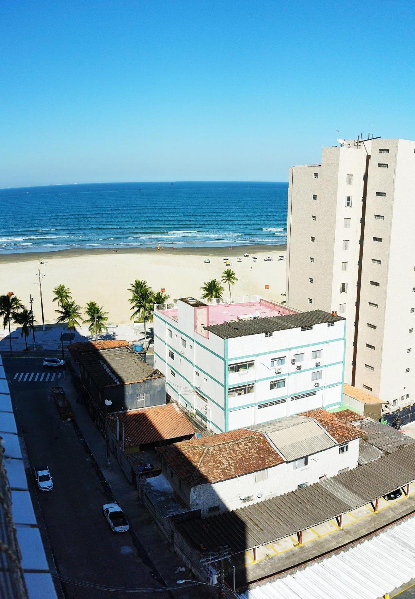 Aconchegante Apartamento Com Vista Para O Mar -Guilhermina Praia Grande  Exteriér fotografie